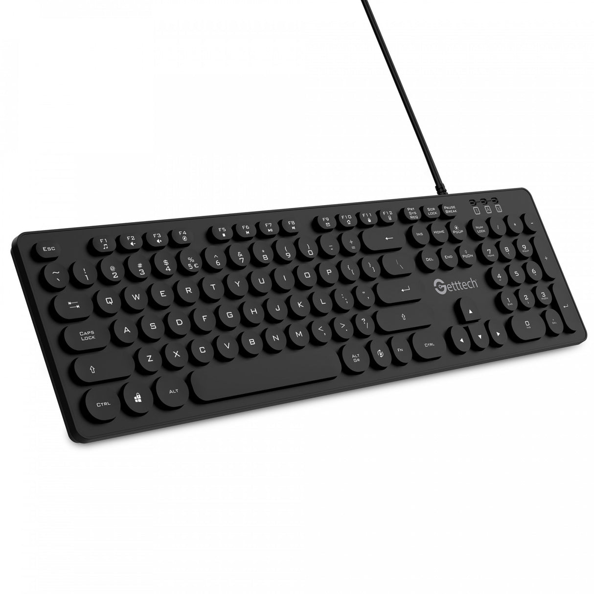Getttech GTI-28201G teclado Hogar USB Gris