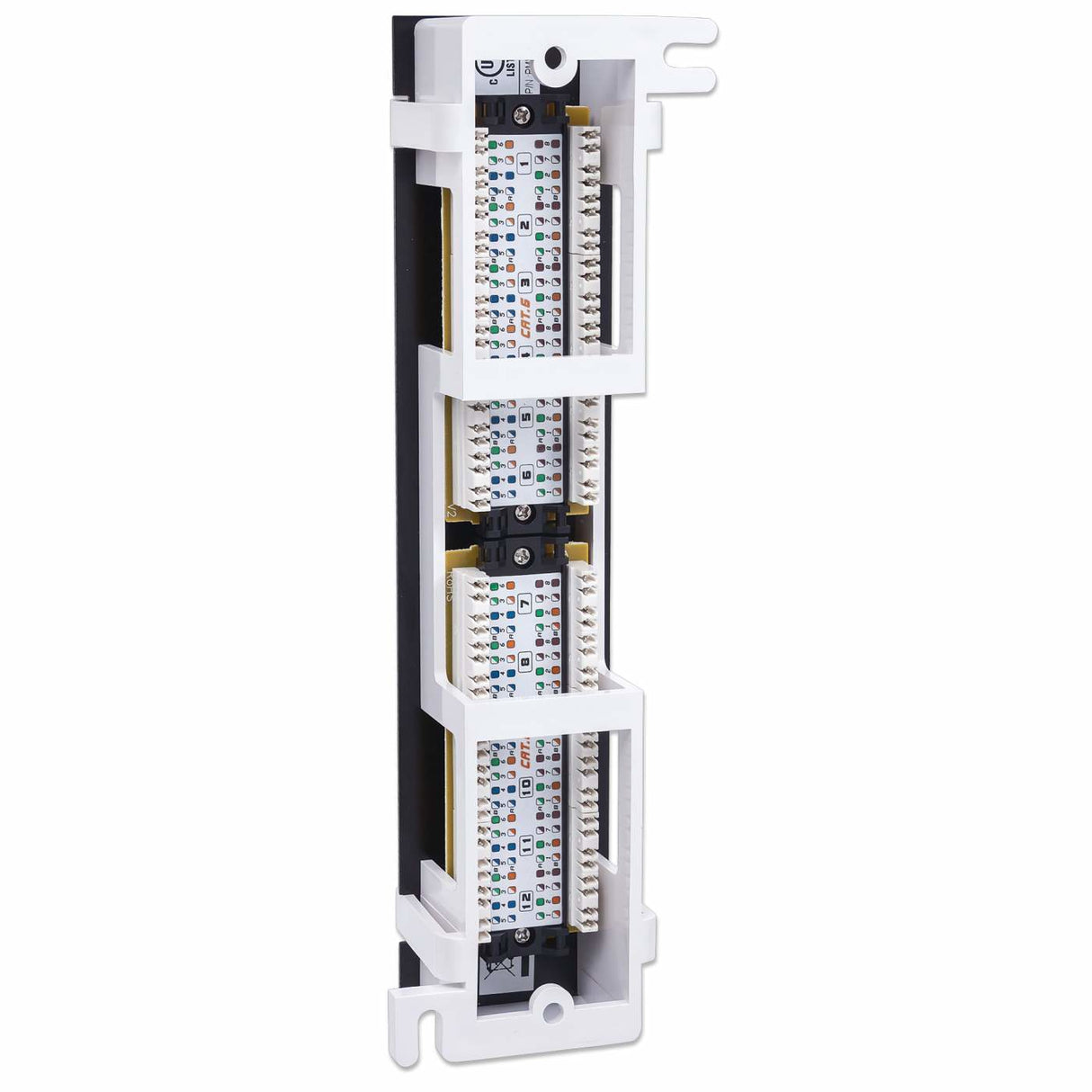 PANEL INT PARCHEO CAT6 12 PUERTOS PARA PARED