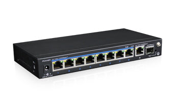 UTEPO UTP3-GSW0802-TSP120 dispositivo de redes Gigabit Ethernet (10/100/1000) Energía sobre Ethernet (PoE) Negro