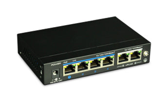 UTEPO UTP3-GSW04-TP60 dispositivo de redes Gigabit Ethernet (10/100/1000) Energía sobre Ethernet (PoE) Negro