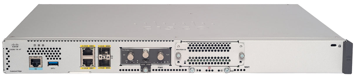 Cisco C8200-1N-4T enrutador Gigabit Ethernet Gris, Ethernet WAN | Routers con cable