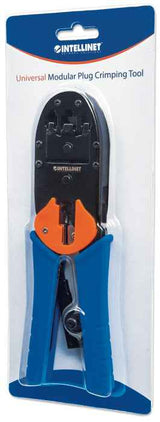 Intellinet Herramienta para Crimpear Plug Modular crimpadoras 215 mm 358 g 1 pieza(s) Herramienta para prensar