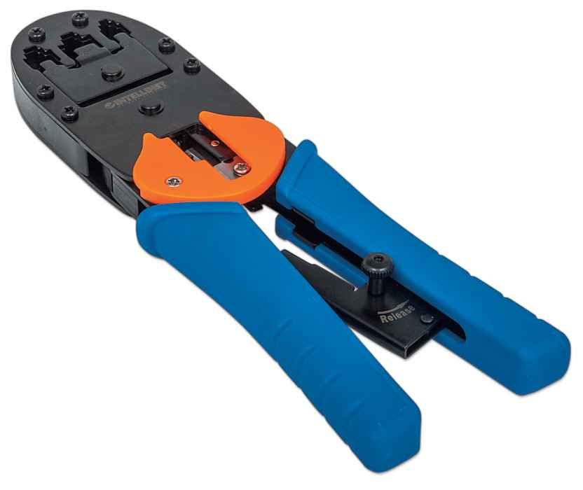 Intellinet Herramienta para Crimpear Plug Modular crimpadoras 215 mm 358 g 1 pieza(s) Herramienta para prensar