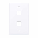 Intellinet Tapa para Caja (Faceplate) placas de pared y cubiertas de interruptor Blanco Convencional Universal Módulo Keystone