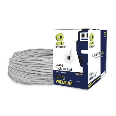 BRobotix 065810 Cables de red 100 m Cat6 U/UTP (UTP)