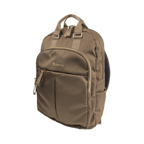 Klip Xtreme Toscana mochila Mochila casual Café Nylon, Poliéster, Poliuretano, Ciudad, Unisex, Compartimento del portáti