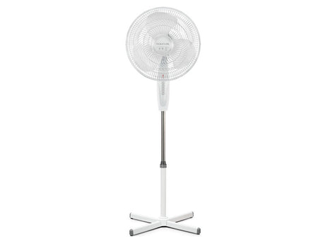 Taurus AUSTROS ventilador Blanco, Ventilador con aspas para el hogar, Piso, Corriente alterna