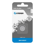 Steren BAT-CR357 pila doméstica Batería recargable SR44 Óxido de plata