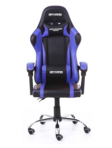 Nextep NE-462A silla para videojuegos Silla universal para juegos, 150 kg, Negro / Azul, Negro