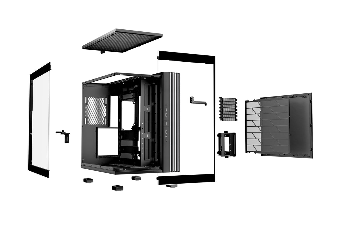 be quiet! LIGHT BASE 600 DX Black carcasas ordenador Midi Tower PC Negro ATX, micro ATX, Mini-ATX