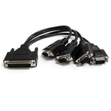 StarTech.com Tarjeta Adaptadora PCI Express PCIe de 4 Puertos Serie con Cable Multiconector RS232 Serial - Reemplazado p