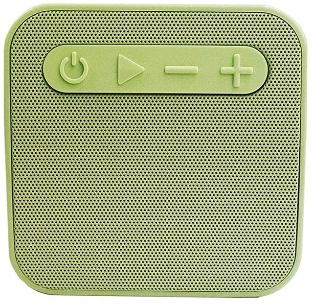 Bocina Highlink SubWoofer color verde Bluetooth 4.2 lector de memorias USB y SD batería 500mAh aux .5mm