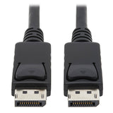 Tripp Lite P580-006 Cable DisplayPort con Conectores de Seguridad, 4K @ 60 Hz (M/M), Negro, 1.83 m [6 pies], Macho, Mach