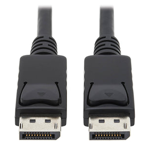 Tripp Lite P580-006 Cable DisplayPort con Conectores de Seguridad, 4K @ 60 Hz (M/M), Negro, 1.83 m [6 pies], Macho, Mach