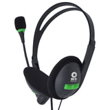 BRobotix 651428 auricular y casco Auriculares Alámbrico Diadema Oficina/Centro de llamadas Negro
