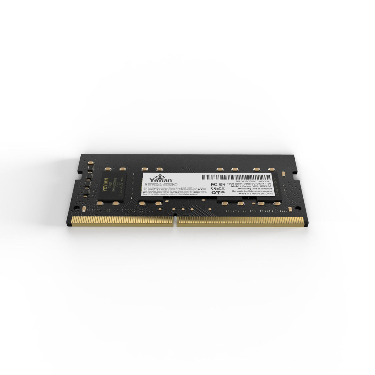 Yeyian Vetra 2500 módulo de memoria 16 GB 1 x 16 GB DDR4 260-pin SO-DIMM, 2666 MHz