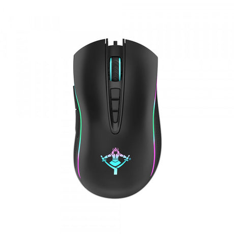 Yeyian YMG-24110N ratón Juego Diestro USB tipo A Óptico 6400 DPI, Negro
