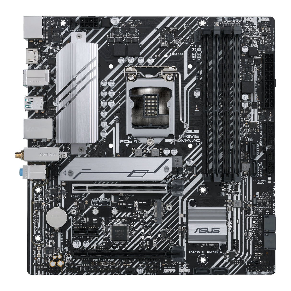 ASUS PRIME B560M-A AC placas base Intel LGA 1200 (Socket H5) LGA 1200 (Socket H5) DDR4-SDRAM