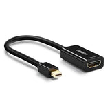 Ugreen 40360 adaptador de cable de vídeo 0,25 m Mini DisplayPort HDMI Negro