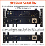 Tripp Lite SU6000RT4UTFHW UPS SmartOnline de Doble Conversión 208/240 y 120V 6kVA 5.4kW, para Torre / Rack de 6U, Autono