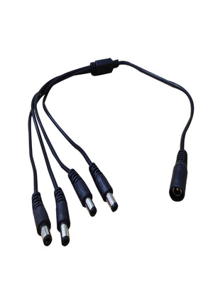 Saxxon PSUWB07 divisor o combinador de cable Divisor de señal para cable coaxial, Macho/Hembra, 1 x DC 5.5 x 2.1 mm Fema