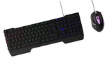 Naceb Technology NA-0951 teclado Ratón incluido Juego USB QWERTY Inglés Negro
