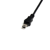 StarTech.com Cable Mini USB 2.0 (30 cm) - USB A a Mini B H/M Cable USB A Mini-USB B Macho/Hembra Macho