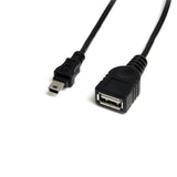 StarTech.com Cable Mini USB 2.0 (30 cm) - USB A a Mini B H/M Cable USB A Mini-USB B Macho/Hembra Macho