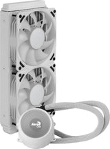 Aerocool MIRAGEL240W Refrigeración Líquida CPU 2xVentilador 12cm ARGB TDP 400W Blanco sistemas de refrigeración para ordenadores Procesador 72,2 cfm 1,62 mmH2O 20,2 dB