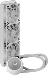 Aerocool MIRAGEL360W Refrigeración Líquida CPU 3xVentilador 12cm ARGB TDP 550W Blanco sistemas de refrigeración para ordenadores Procesador 1,62 mmH2O 26,8 dB 20,2 dB