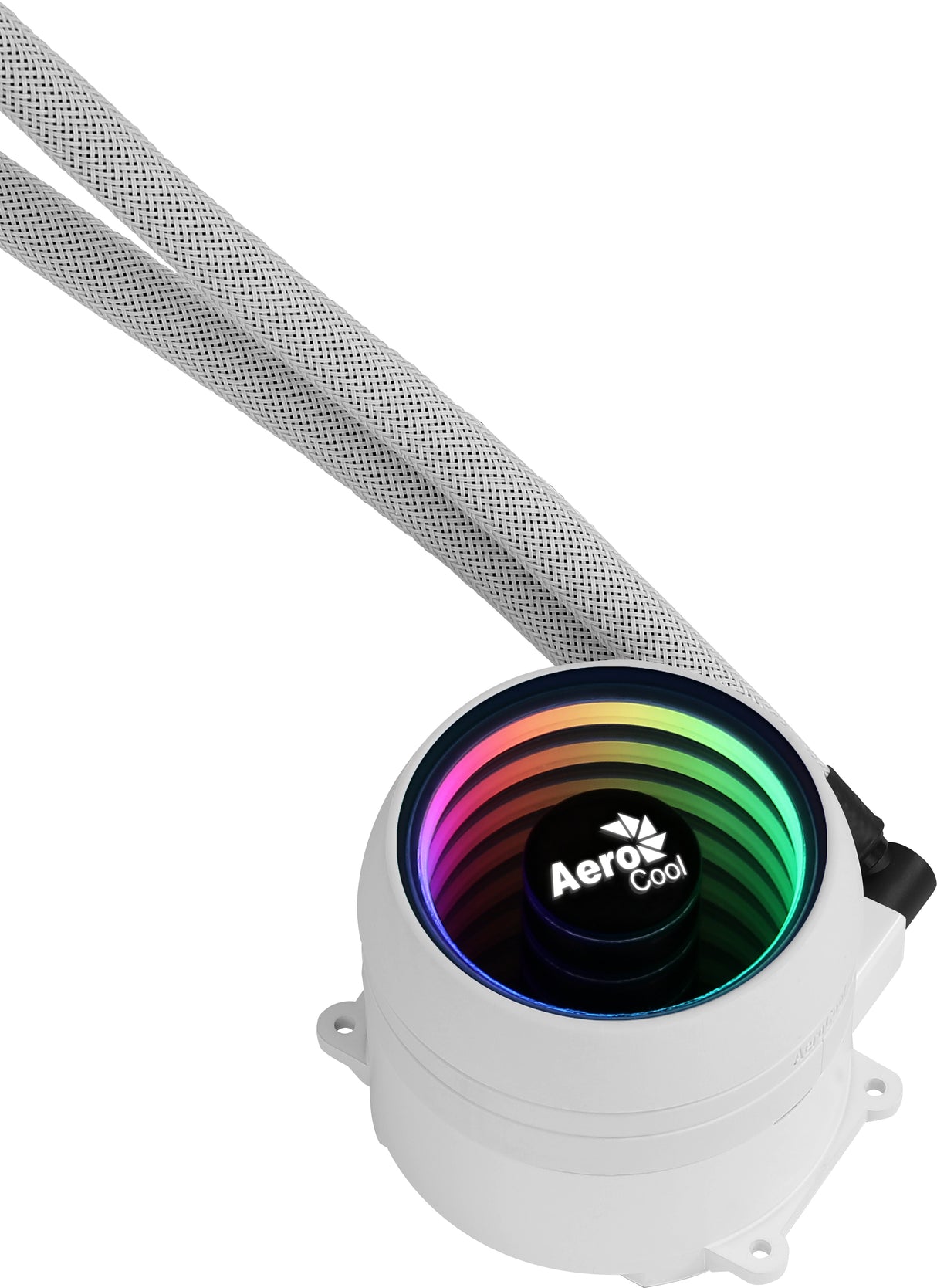 Aerocool MIRAGEL360W Refrigeración Líquida CPU 3xVentilador 12cm ARGB TDP 550W Blanco sistemas de refrigeración para ordenadores Procesador 1,62 mmH2O 26,8 dB 20,2 dB