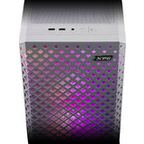 XPG DEFENDER PRO Torre Media Blanca carcasas ordenador SPCC Escritorio PC Blanco