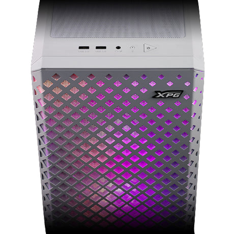 XPG DEFENDER PRO Torre Media Blanca carcasas ordenador SPCC Escritorio PC Blanco