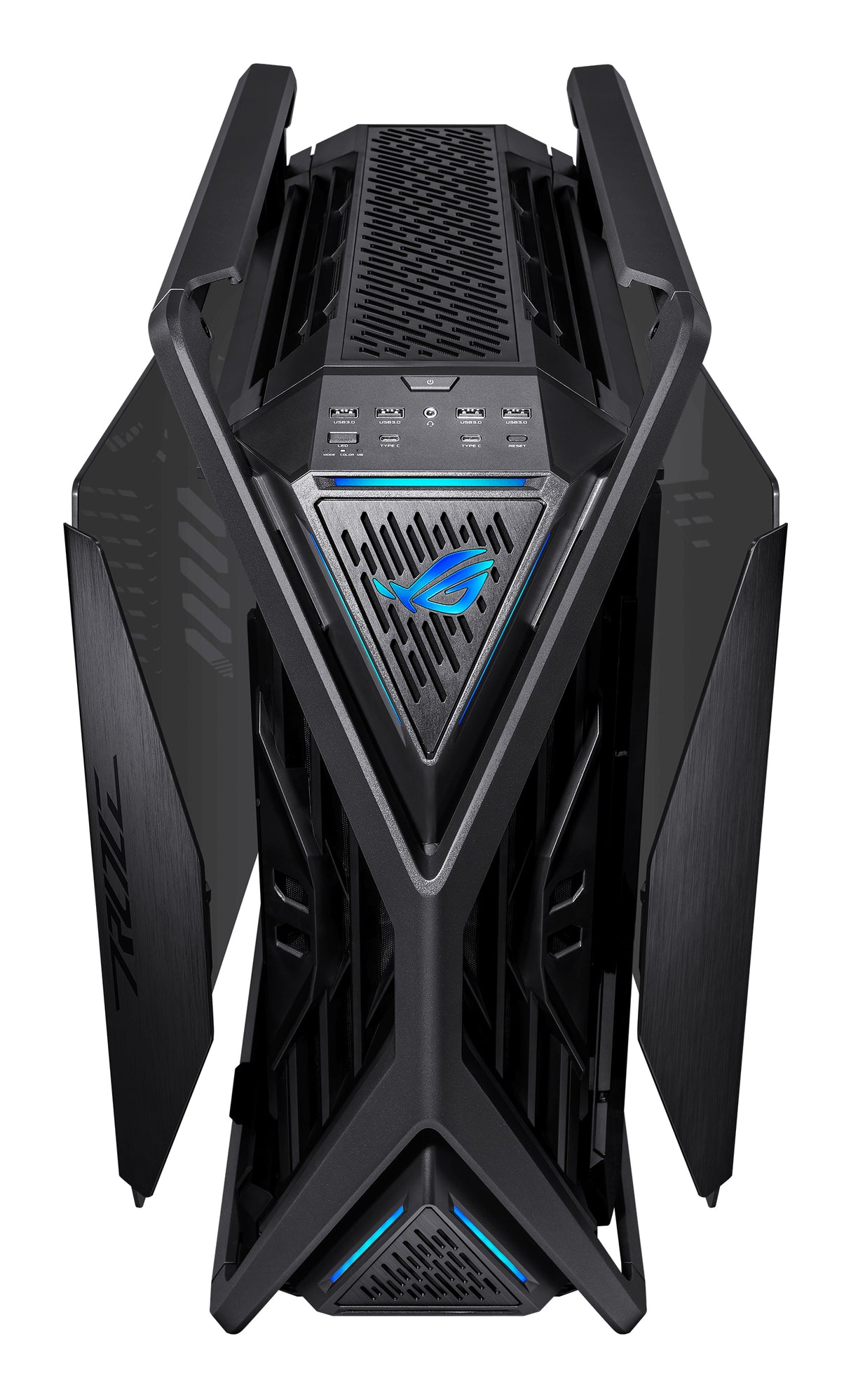 ASUS ROG Hyperion GR701 BTF Edition carcasas ordenador Torre PC Negro, Transparente ATX, EATX, micro ATX, Mini-ITX