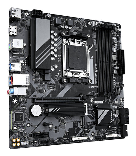 GIGABYTE B650M D3HP Placa base - AMD Ryzen serie 9000, VRM de 5+2+2 fases, hasta 7600 MHz DDR5 (OC), 2xPCIe 4.0 M.2, LAN 2,5 GbE, USB 3.2 Gen 1 placas base AMD Zócalo AM5 Zócalo AM5 DDR5-SDRAM