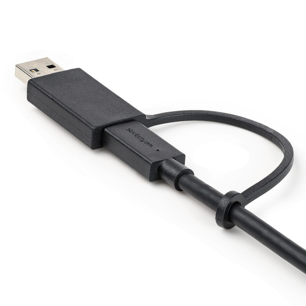 StarTech.com Cable USB-C de 1m con Llave Adaptador (Dongle) a USB-A - Cable Híbrido USB Tipo C a USBC (10Gbps y PD de 100W) o USBA (5Gbps) - Ideal Para Docking Stations Híbridas Cable USB 3.2 Gen 2 (3.1 Gen 2) USB C USB C Macho