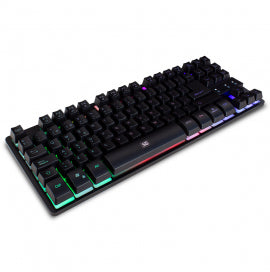 TECLADO VORAGO START THE GAME TENKEYLESS LED RGB USB NEGRO KB-503