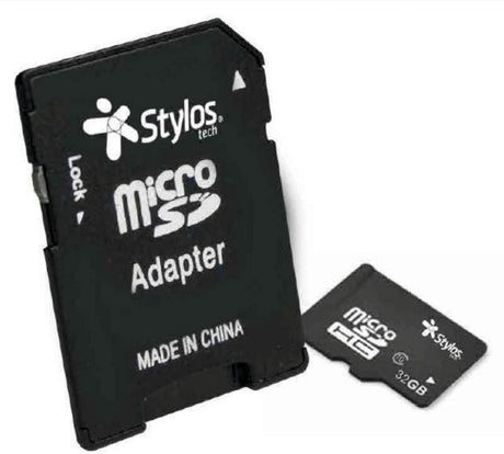 Memoria Micro SD Stylos 16 GB UHS1 C/Adaptador