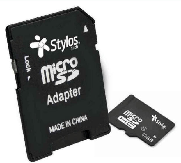 Memoria Micro SD Stylos 16 GB UHS1 C/Adaptador