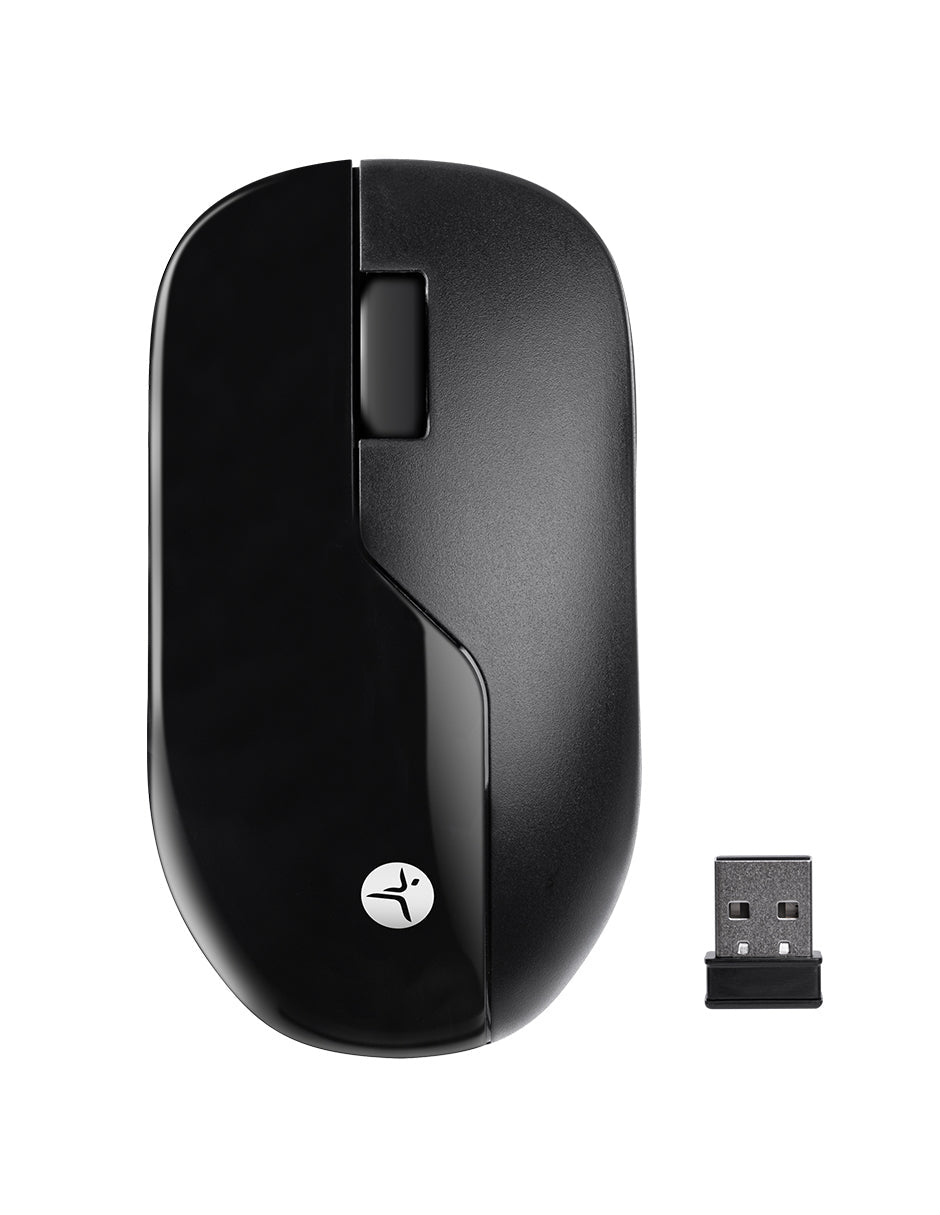 TechZone TZACMOI50 ratón Universal Ambidiestro RF inalámbrico 1200 DPI, Negro