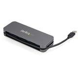 StarTech.com Hub USB 3.0 de 4 Puertos USB-A - Ladrón USB 3.2 Gen 1 SuperSpeed de 5Gbps Portátil Tipo A - Alimentado por 
