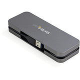 StarTech.com Hub USB 3.0 de 4 Puertos USB-A - Ladrón USB 3.2 Gen 1 SuperSpeed de 5Gbps Portátil Tipo A - Alimentado por 