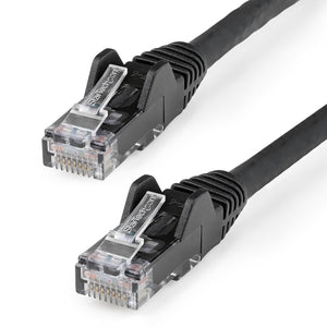 StarTech.com Cable Ethernet CAT6 de 2m - LSZH - Cable de Red de 10 Gigabits de 650MHz y PoE de 100W UTP sin Enganches (S