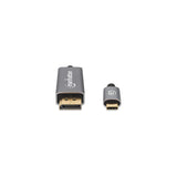 Manhattan Cable USB-C a DisplayPort 1.4, 8K@60Hz, 3 m, macho a macho, no bidireccional, negro, 3 años de garantía Cable 