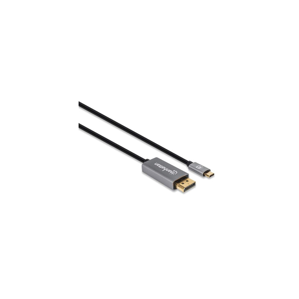 Manhattan Cable USB-C a DisplayPort 1.4, 8K@60Hz, 3 m, macho a macho, no bidireccional, negro, 3 años de garantía Cable 