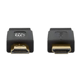 Manhattan Cable HDMI plano de Alta Velocidad con Ethernet Cable 3 m HDMI tipo A (Estándar) HDMI tipo A (Estándar) Macho