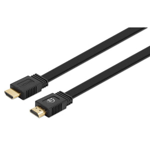Manhattan Cable HDMI plano de alta velocidad con Ethernet Cable 15 m HDMI tipo A (Estándar) HDMI tipo A (Estándar) Macho