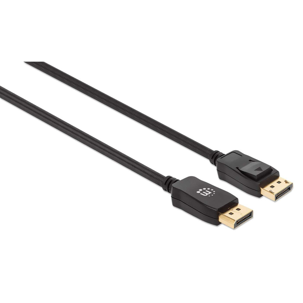 Manhattan Cable DisplayPort 8K V1.4 Cable Derecho Derecho Oro 1.4