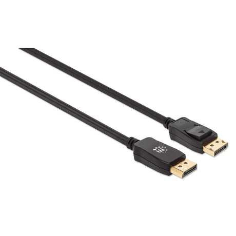 Manhattan Cable DisplayPort 8K V1.4 Cable Derecho Derecho Oro 1.4