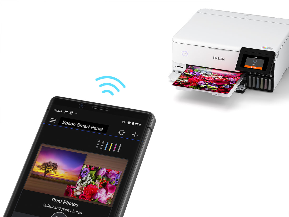 Epson EcoTank L8160 Impresora Multifunción Inyección de tinta WiFi Blanco